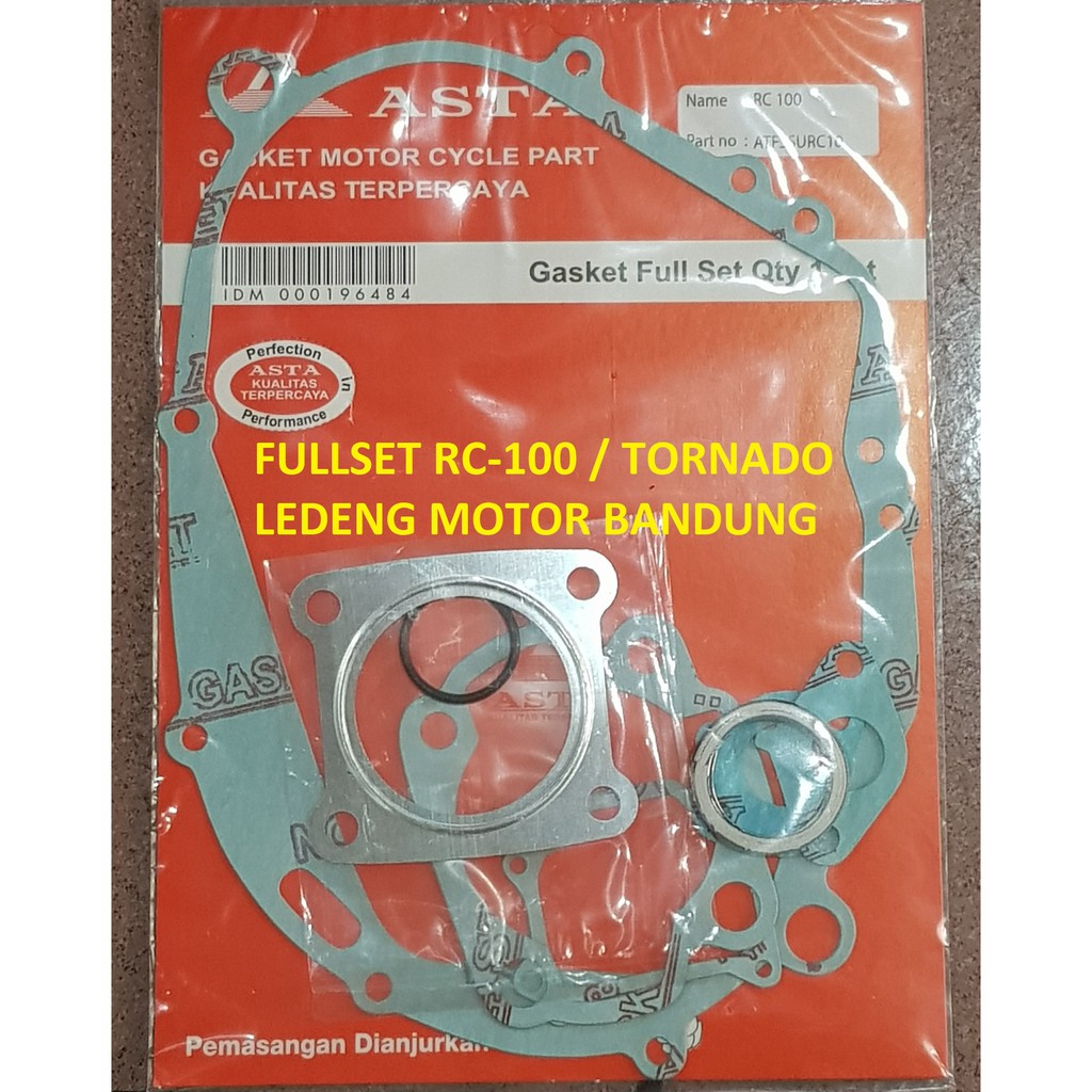 FullSet RC100 Tornado Crystal RC 100 Paking Full Set Gasket Asta