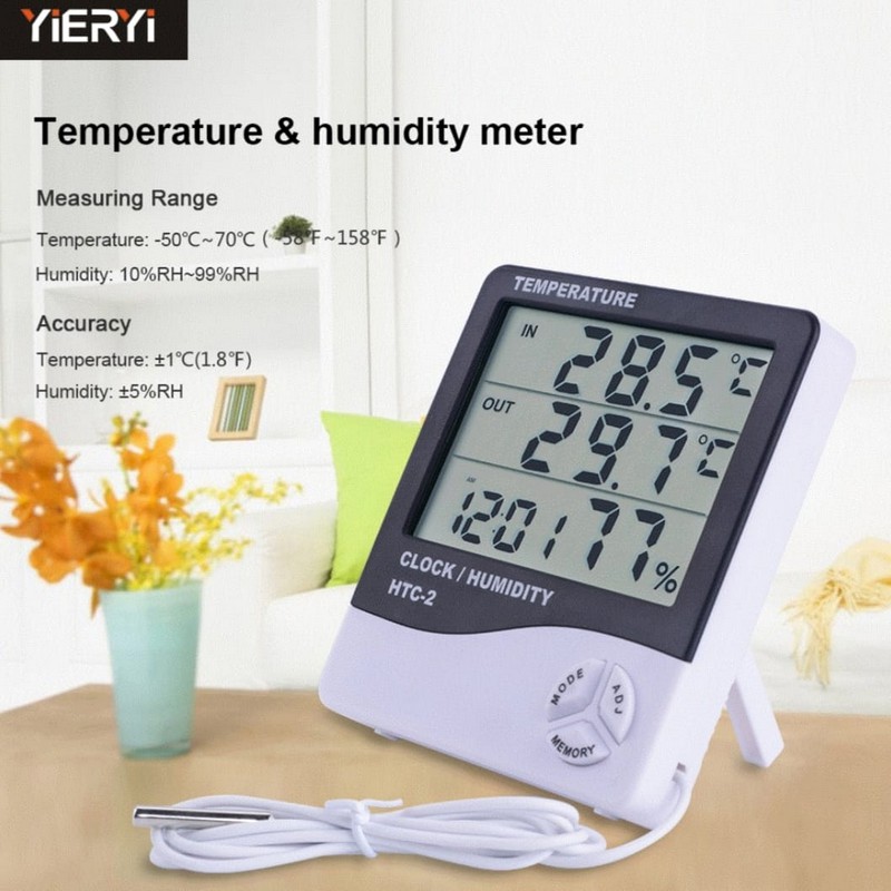 JAM Hygrometer HTC 2 HTC 1 Thermometer Digital HUMIDITY Meter