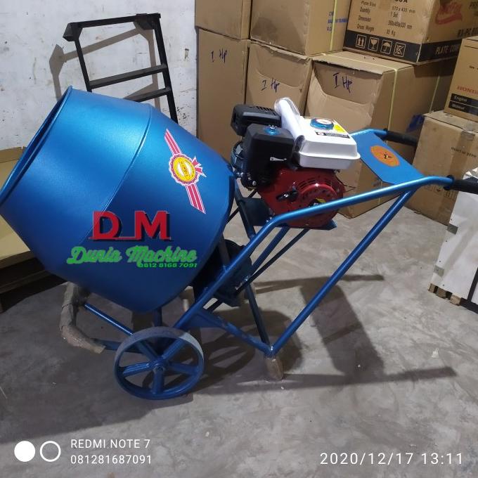 Mesin Pengaduk Semen || Molen Beton Tiger 125 Liter