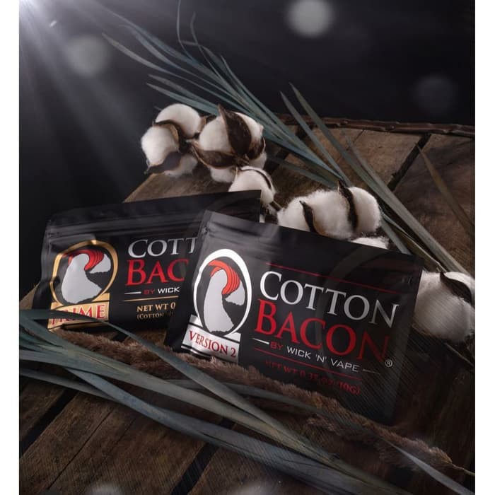 Cotton Bacon By Wick n Vape Authentic Kapas Vape Vapor Prime V2