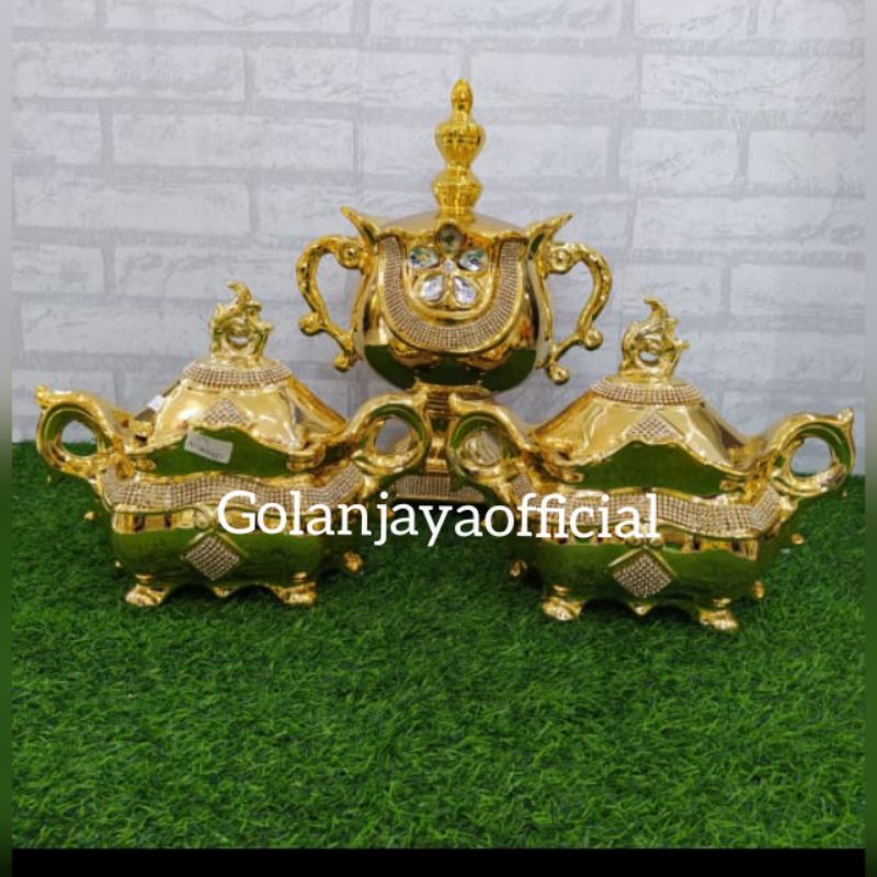 toples set gold turki