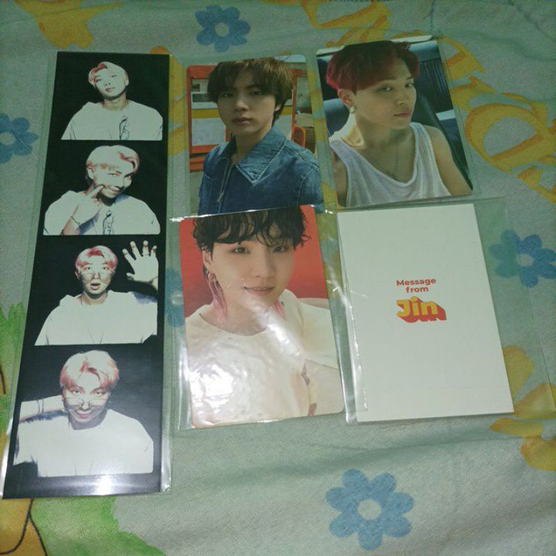 BTS BUTTER SUGA CREAM, JIN & JIMIN POB, RM PHOTOSTRIP OFFICIAL PlHOTOCARD PC NAMJOON SEOKJIN YOONGI