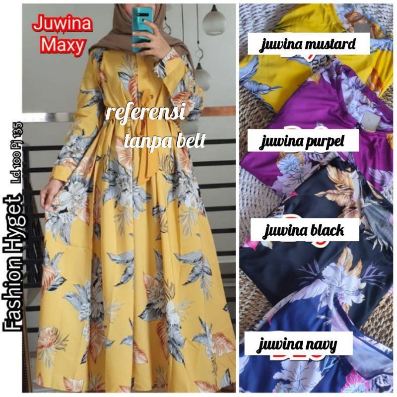 Gamis hyget rempel/gamis hyget motif bunga/gamis rempel all variasi motif