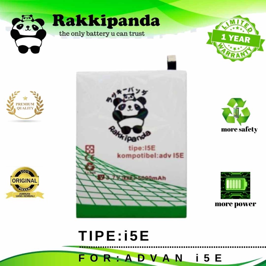 (R/K)- RakkiPanda - BP50CH Advan I5E Batre Batrai Baterai