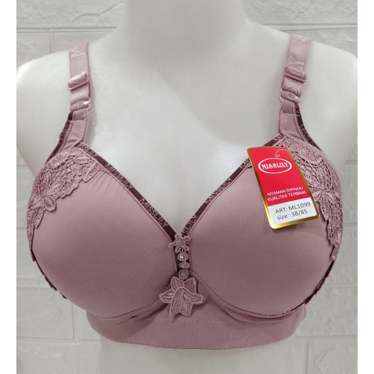 Bra Bh Busa Tanpa Kawat Ukuran Besar 38,40,42,44,46,48  Misslily 1099