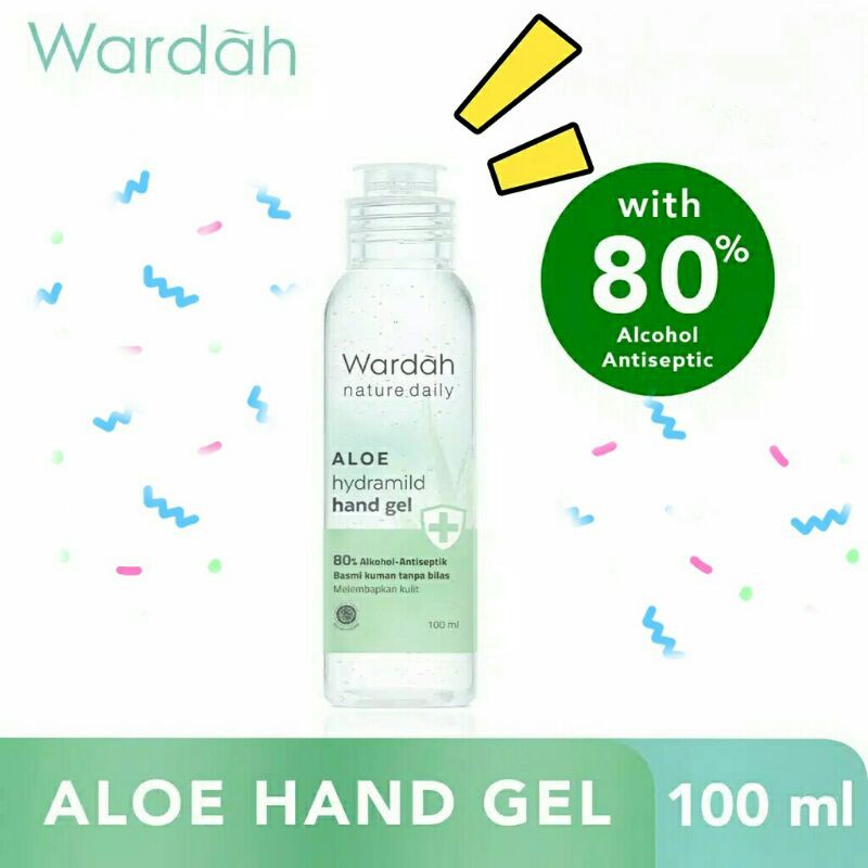HAND SANITIZER / HAND GEL WARDAH / SANITIZER GEL / SANITIZER ALOE VERA