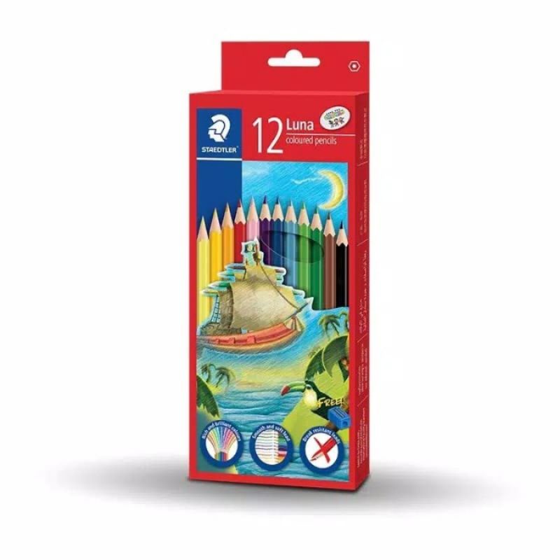 

PENSIL WARNA STAEDTLER LUNA PANJANG, ISI 12 WARNA