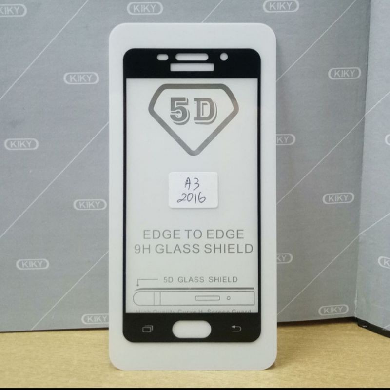 Samsung Galaxy A3 2016 Tempered Glass Full Layar Anti Gores Kaca