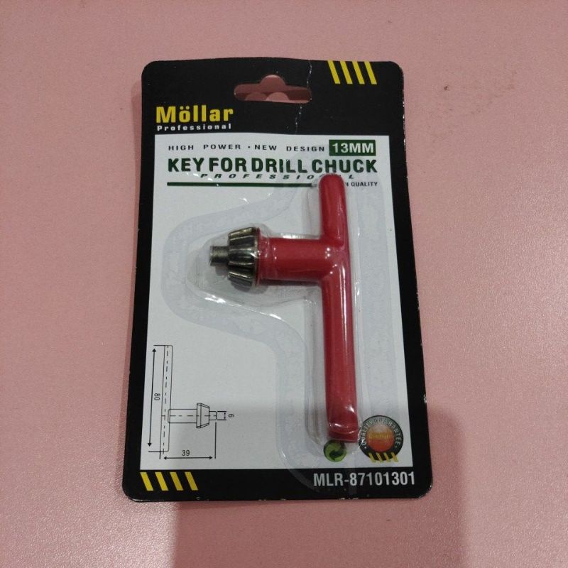 Mollar kunci kepala bor 13mm blister/ kunci kepala bor Mollar 13mm