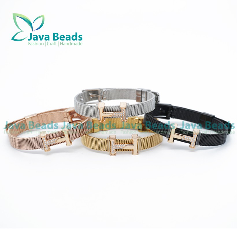 Gelang Titanium Liontin HM