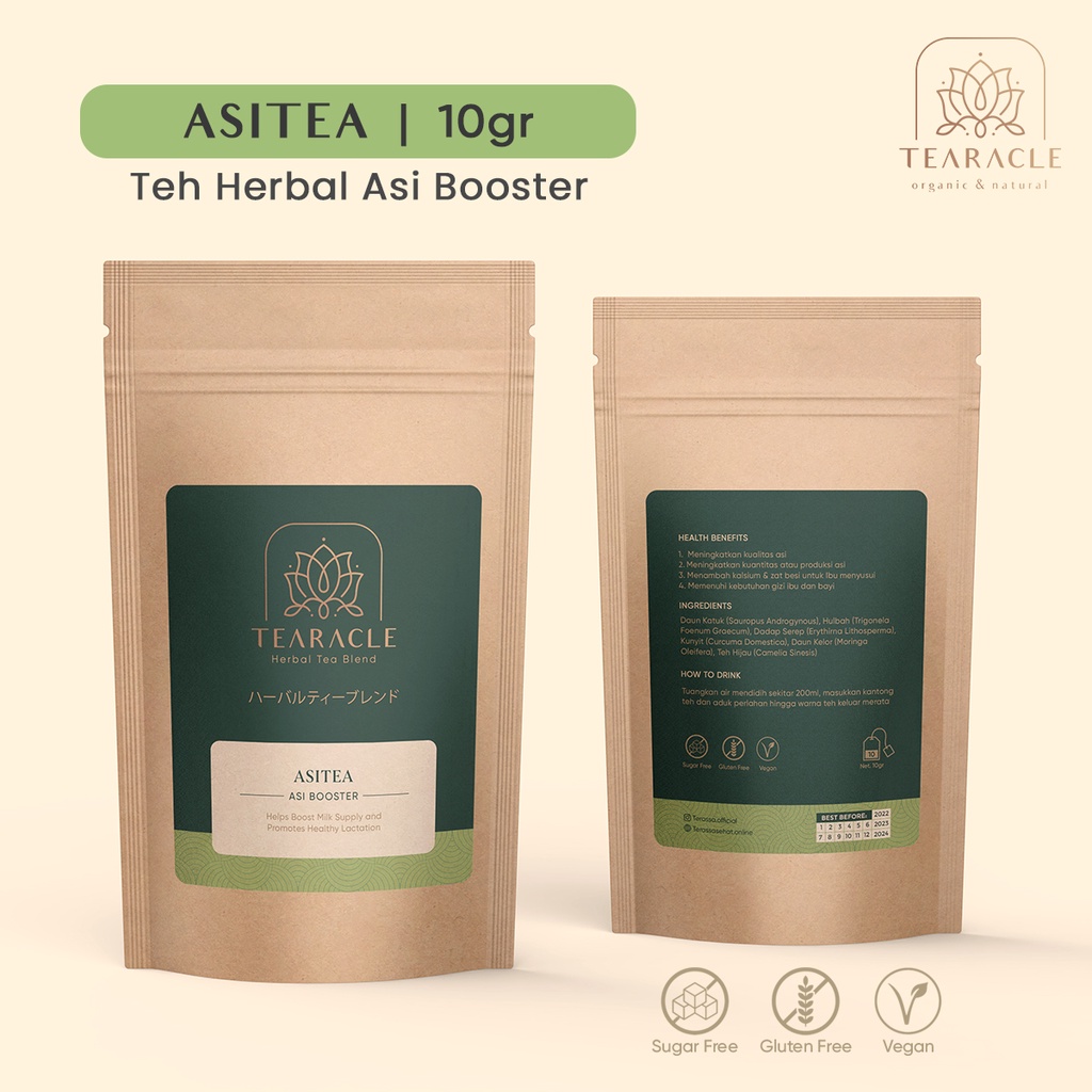 

Teh Bunga Herbal Pelancar Asi - Herbal Tea Blend Asitea Booster