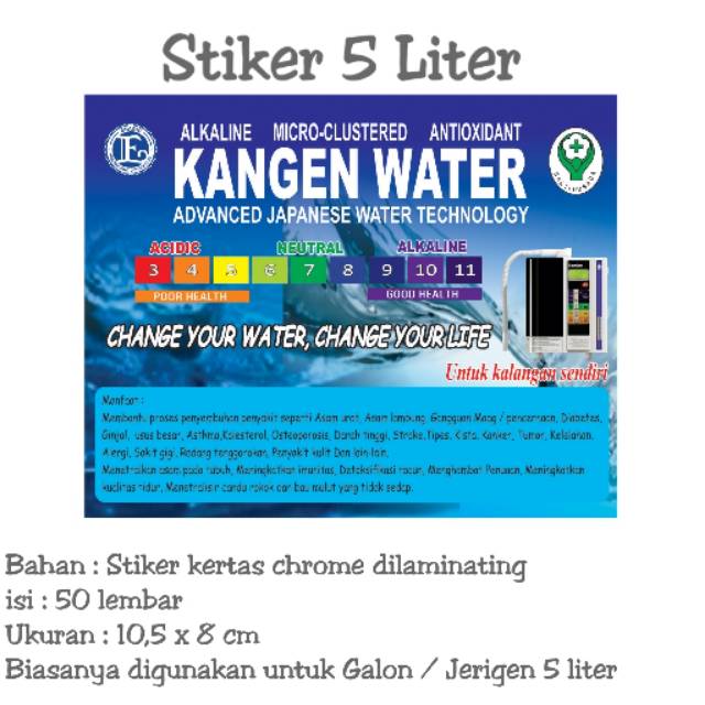 kangen water 5 liter