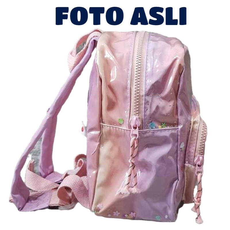 Tas Ransel Anak Import - 33195 - Z4ra Kids Vinyl Backpack Fashion Termurah