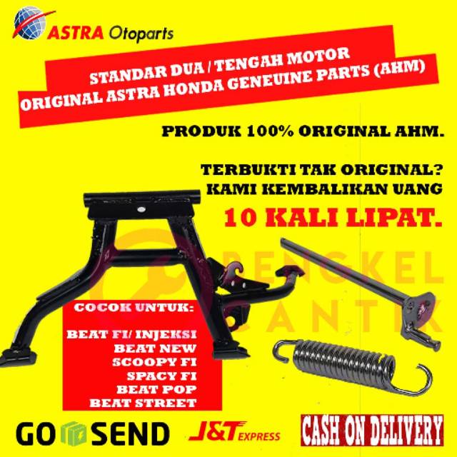 Harga Standar 2 dua ori original tengah Beat FI/ esp/ scoppy fi/ spacy
fi / pop / street / utama K25