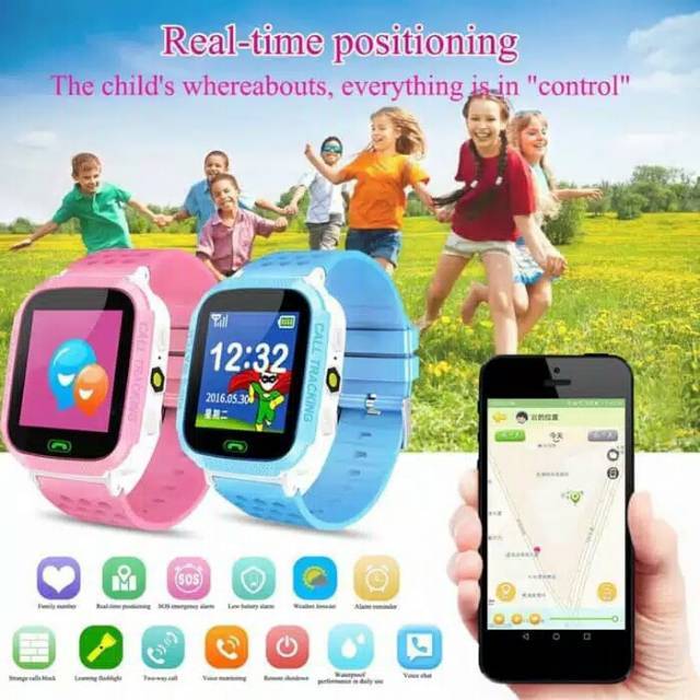 Promo Jam Tangan Anak Digital SmartWatch Bisa Telepon GPS GSM Pria Wanita Karakter