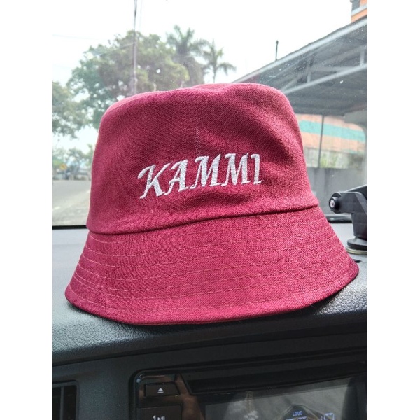 Topi bucket KAMMI bonus stiker KAMMI