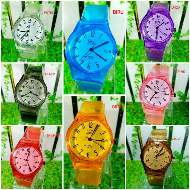 JAM FASHION Q&amp;Q TRANSPARAN KARET
