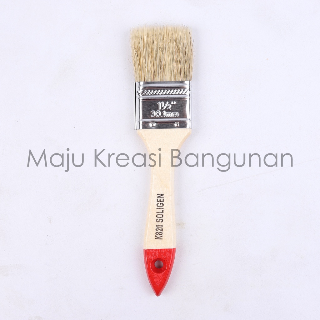 Kuas Cat Soligen 1.5&quot; Inch K820 Kayu Paint Brush 820K Tembok Dinding 1,5 Inci In