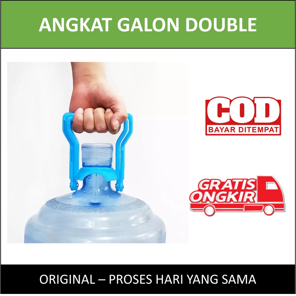 Jual Alat Holder Angkat Galon Pengangkat Galon Air Galon Besar Double Handle 2 In 1 Jepitan Kuat 0324