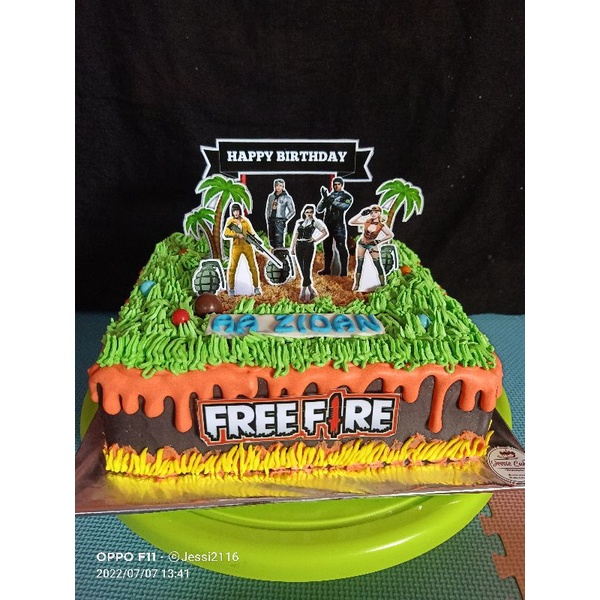 

Kue ultah persegi/cake birthday