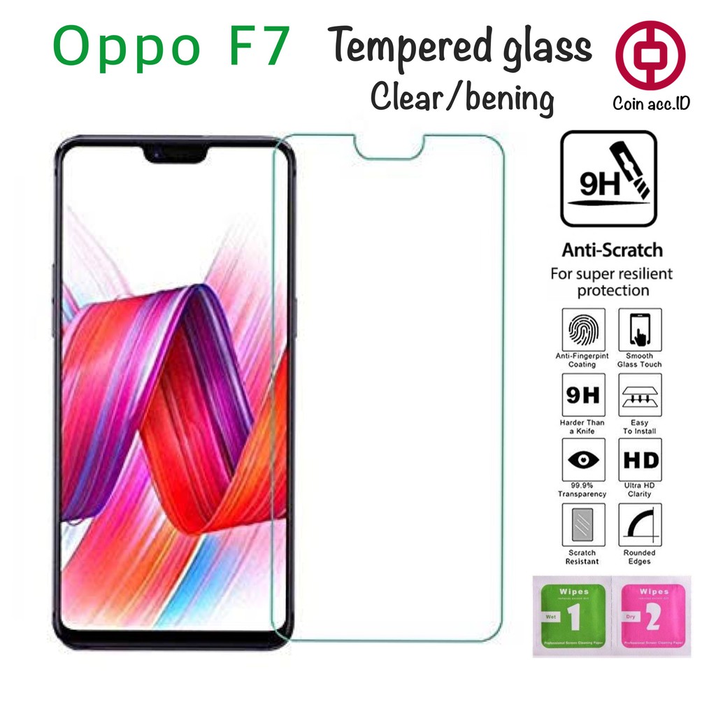 Tempered Glass OPPO F7 - anti gores kaca oppo f7