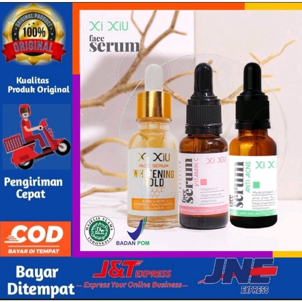 XI XIU FACE SERUM SERIES / SERUM WAJAH XI XIU BPOM HALAL ORIGINAL