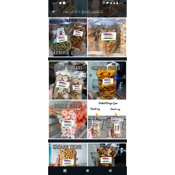 

Aneka Cemilan serba 15rb