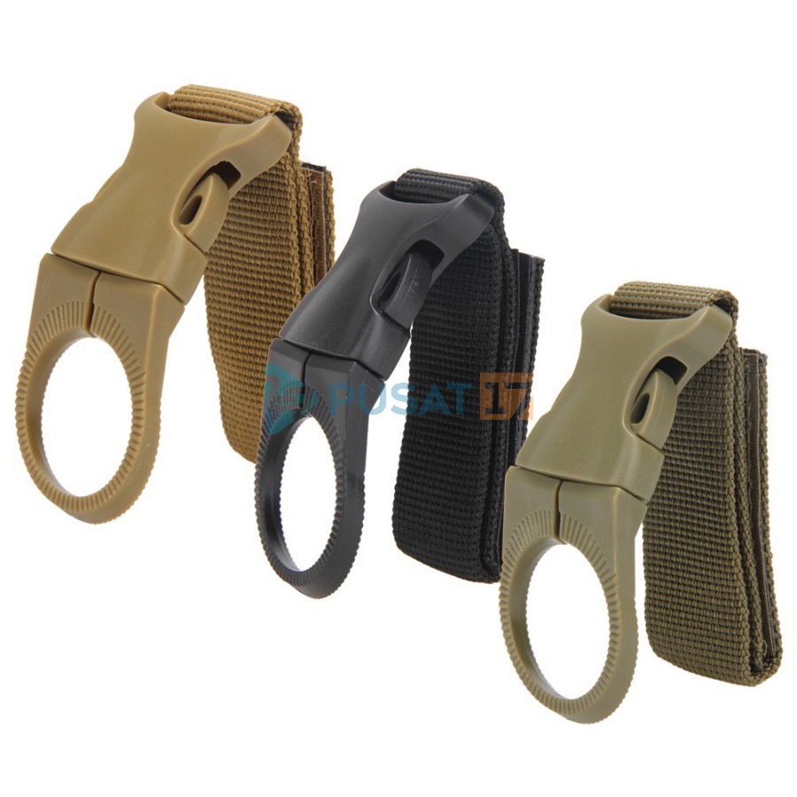 GANTUNGAN BOTOL MINUM CARABINER PENGAIT BOTOL AIR MINUM HOLDER HANGING CLIP BOTTLE SERBAGUNA