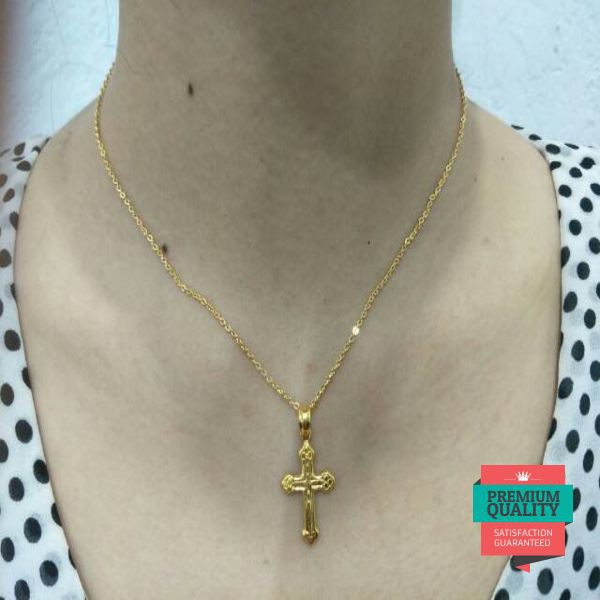 Promo Set kalung emas asli kadar 700 kalung salib Keren