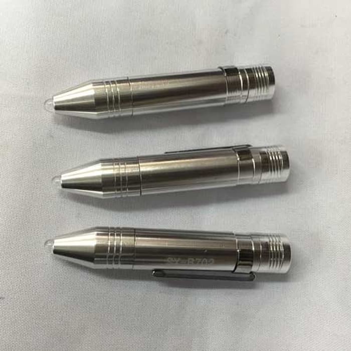 senter batu cincin / akik b702 led putih pulpen 702 ~El~Xt1~