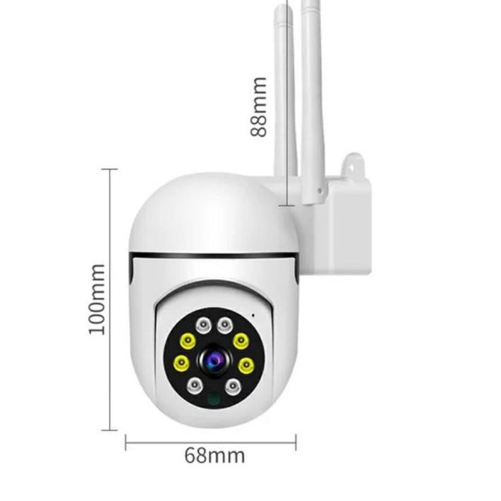 Rekomendasi IP CAMERA CCTV OUTDOOR CCTV WIFI 320° PTZ PAN TILT 8.0MP 1080P App V380pro