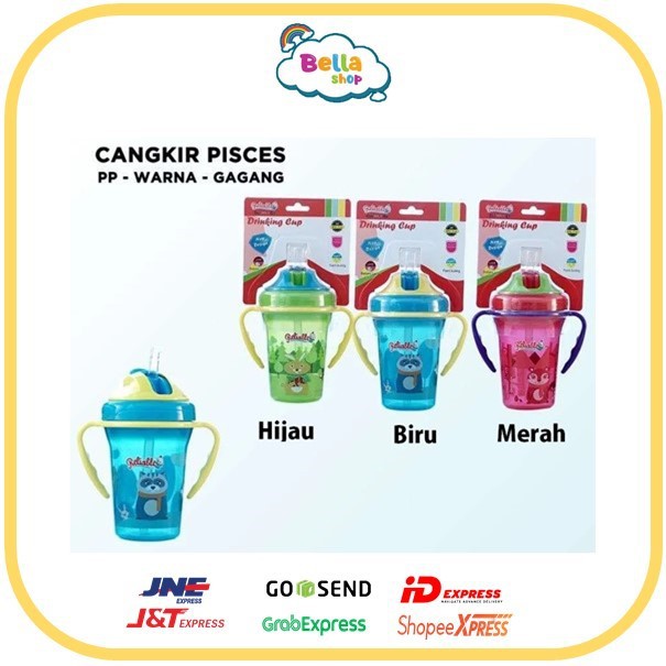 Reliable Cangkir Pisces RCM6402 Botol Straw Cup Training Cup Botol Minum Anak BPA FREE