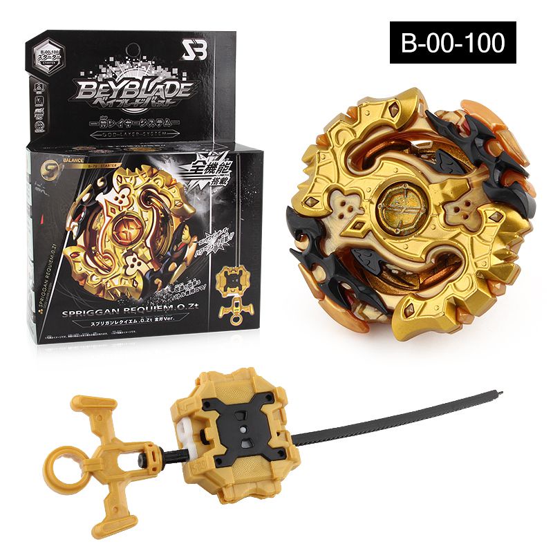 Emas New Metal Fusion Masters BB852 Beyblade Fight Launcher Langka Mainan Game Anak