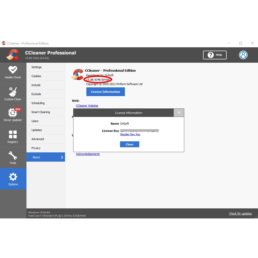 CCleaner Pro 6.15 Terbaru 2023 [Bisa Diupdate Online Otomatis] Lisensi Serial Key Lifetime 100% Garansi