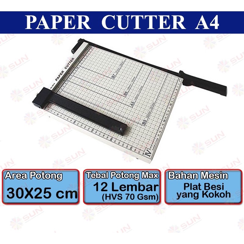 

Paper Cutter A4 ( Alat Potong Kertas )
