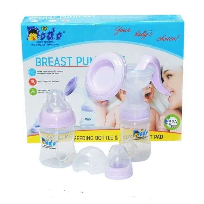 Pompa Asi Manual Dodo Breast Pump Set 2 Botol