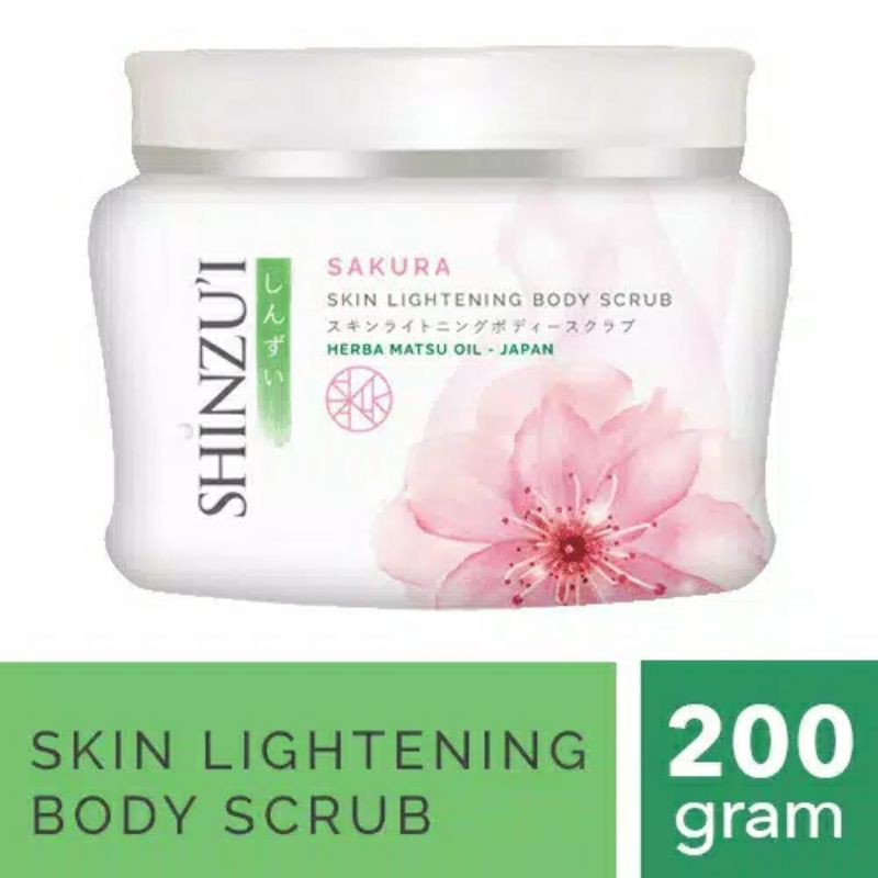 Shinzu'i Skin Lightening Body Scrub 200 gram