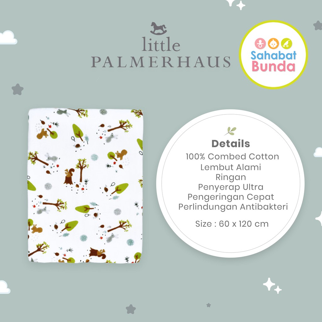 LITTLE PALMERHAUS Handuk Bayi Anak Tottori Premium Baby Towel NEW COLOR-1