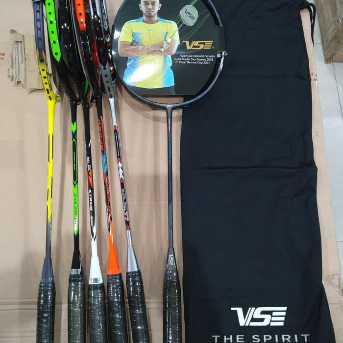 Dijual Raket Badminton VSE ZIGLER 77,Zigler Z strike DLL KUAT 35 LBS Limited