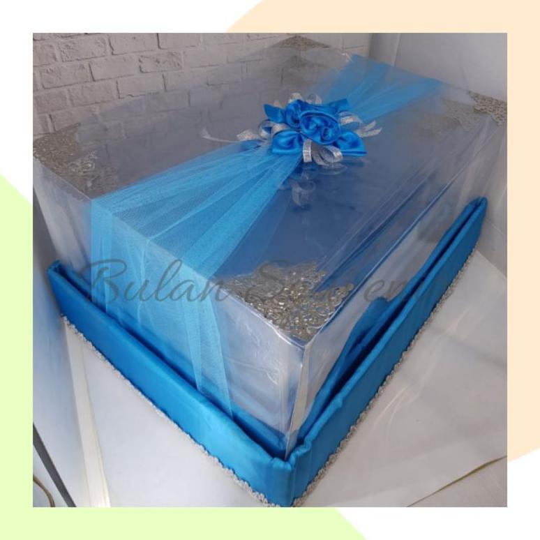 

Box Kotak Seserahan Lamaran Mika Pita Tile 1 Set Isi 4 Box