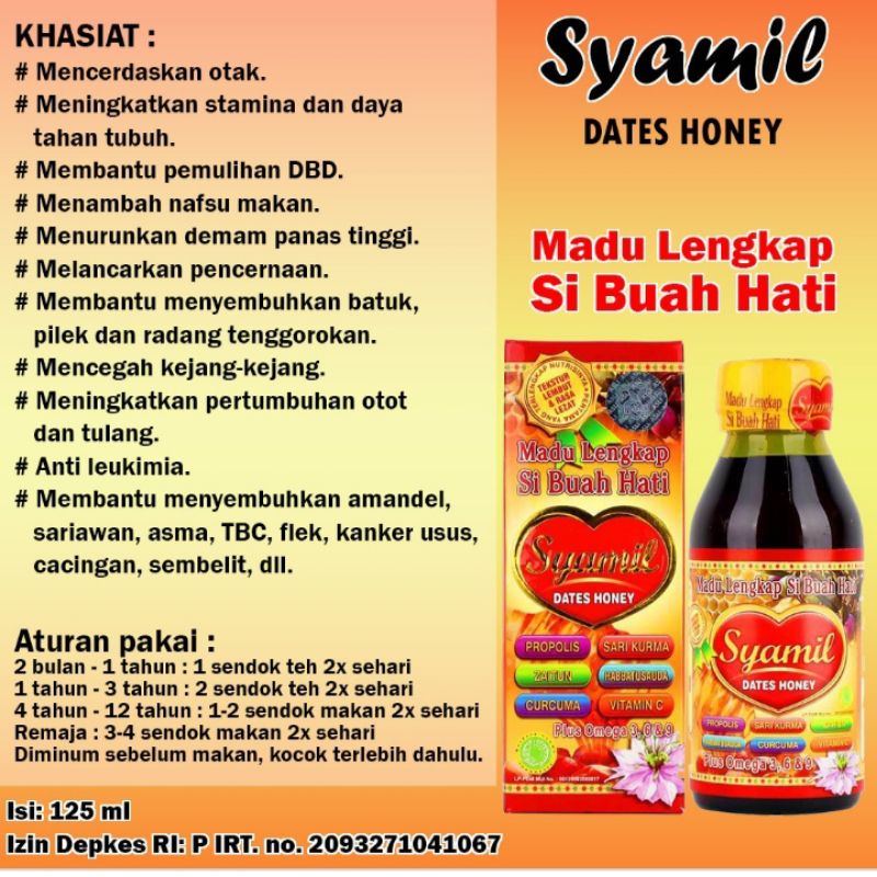 

madu anak Syamil 125ml original