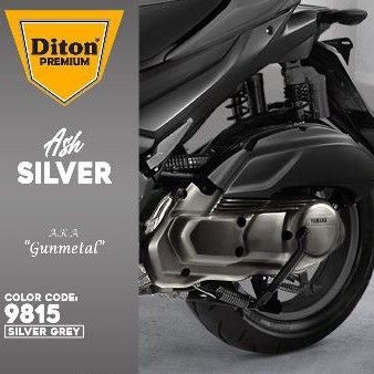 Cat Pilok Diton Premium *9815 SILVER GRAY GREY 400ml . TAHAN BENSIN