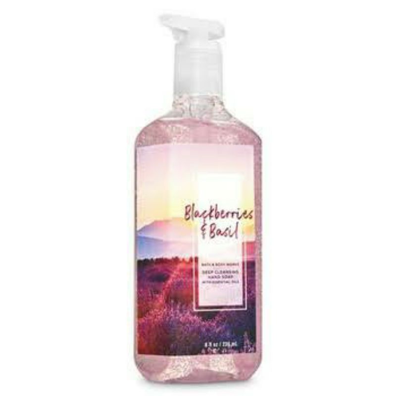 BATH &amp; BODY WORKS BBW BLACKBERRIES BLACK BERRIES AND BASIL SERIES MIST LOTION SHOWER GEL BODY CREAM HAND CREAM SHOWER GEL BODY CREAM LOTION MIST WASH WALLFLOWER ROOMSPRAY SCENTPORTABLE GENTLE GEL DEEP CLEANSING GENTLE FOAMING CREAMY LUXE