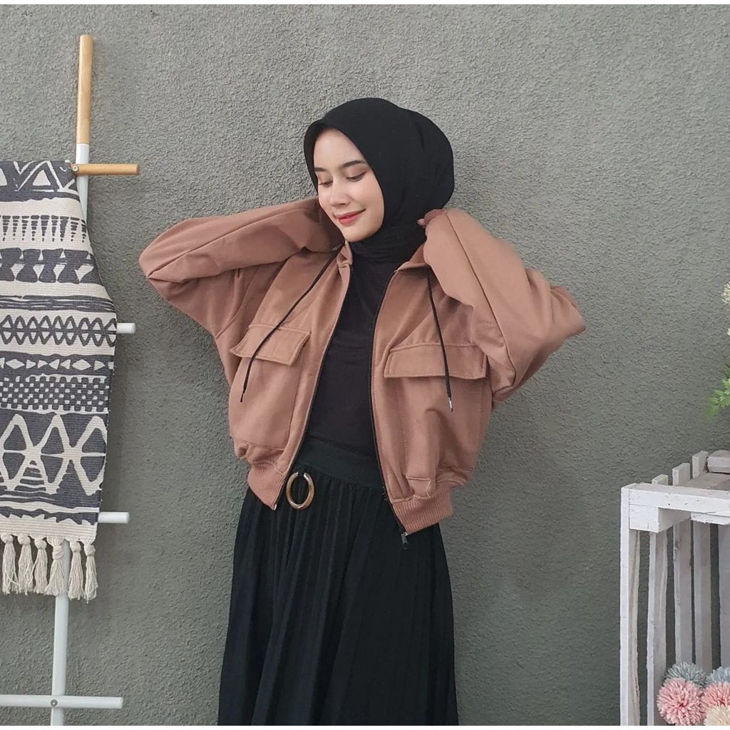 ZARRA CROPE HOODIE JAKET WANITA