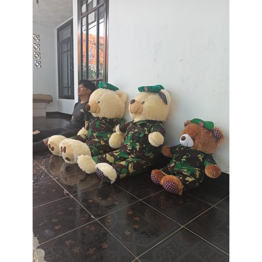 BONEKA PROFESI | BONEKA TNI | BONEKA DOKTER | POLISI | PELAYARAN | GURU | TEDDY BEAR ukuran 1,2 M