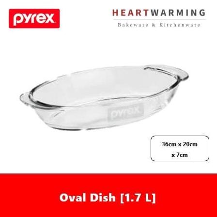 Pyrex Oval Dish [1.7 L]