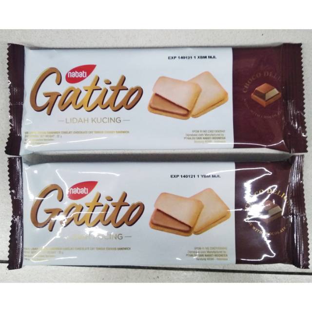 NABATI GATITO LIDAH KUCING 32G