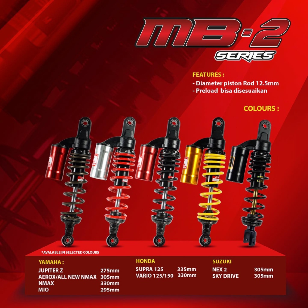 SHOCK BELAKANG RCB MB 2 SERIES HONDA VARIO 125 VARIO 150