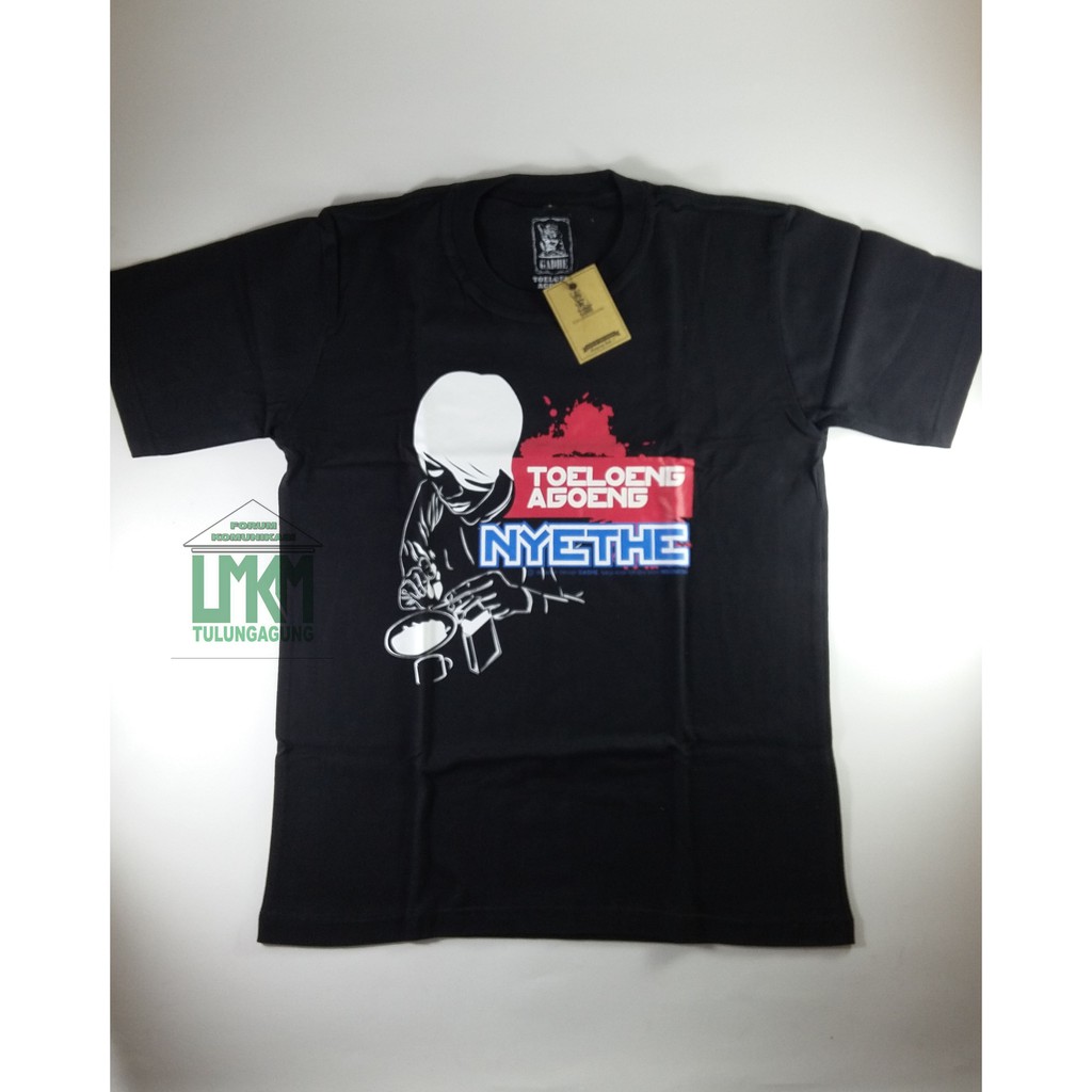 Kaos Pendek Nyethe / Kaos Khas Tulungagung / Oleh Oleh Tulungagung