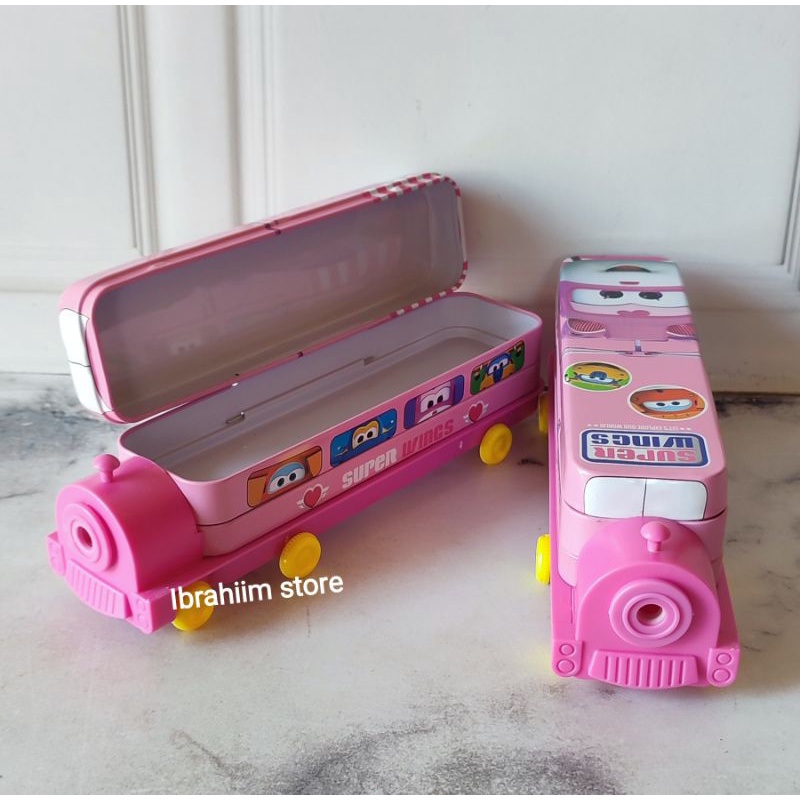 TEMPAT PENSIL MODEL KERETA API TERBARU / KOTAK PENSIL KARAKTER KERETA API UNTUK ANAK LAKI-LAKI